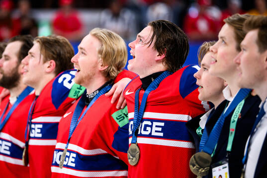 Noah Steen of Norway celebrates