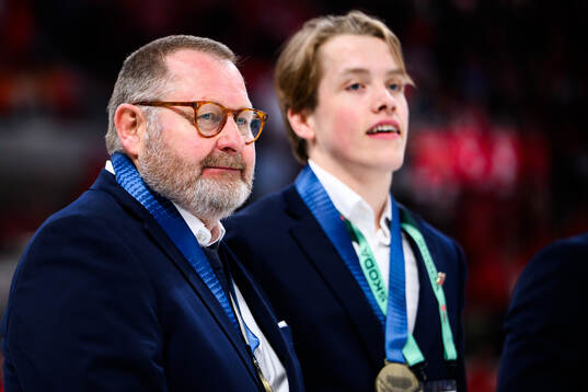 Head coach Petter Thoresen of Norway celebrates