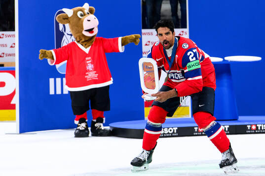 Andreas Martinsen of Norway celebrates