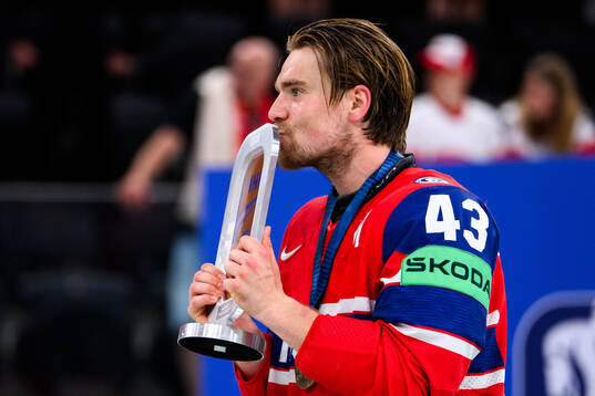 Max Krogdahl of Norway celebrates