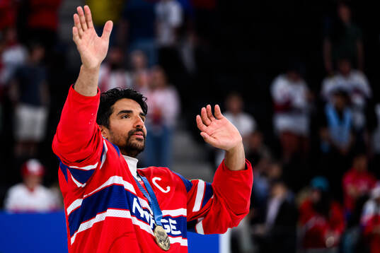 Andreas Martinsen of Norway celebrates