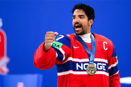 Andreas Martinsen of Norway celebrates