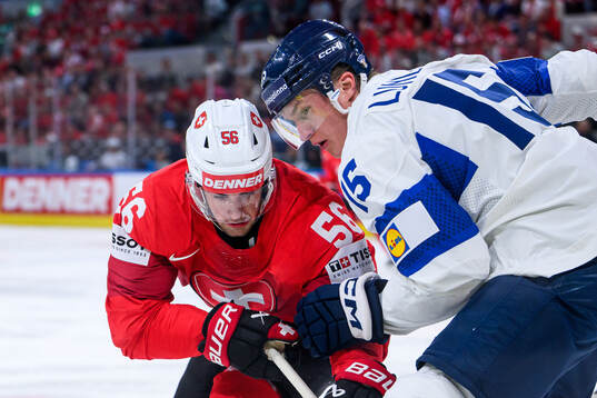 Tim Berni of Switzerland and Anton Lundell of Finland
