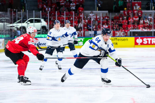 Attilio Biasca of Switzerland and Mikael Granlund of Finland