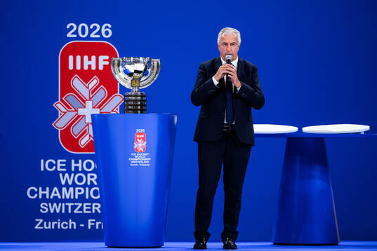 IIHF President Luc Tardif