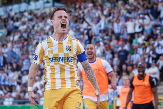 IFK Göteborgs Tobias Heintz jublar