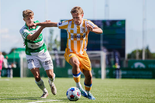 Västerås Simon Gefvert och IFK Göteborgs Alfons Borén