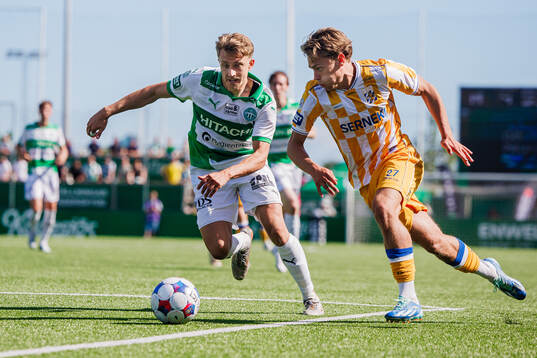 Västerås Simon Gefvert och IFK Göteborgs Alfons Borén