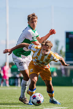 Västerås Simon Gefvert och IFK Göteborgs Alfons Borén