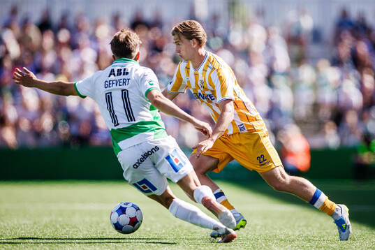IFK Göteborgs Noah Tolf och Västerås Simon Gefvert