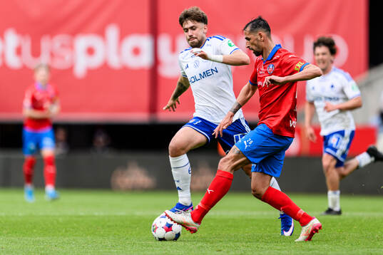 IFK Norrköpings Tim Prica och Helsingborgs Loret Sadiku