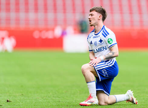 IFK Norrköpings Ryan Nelson deppar