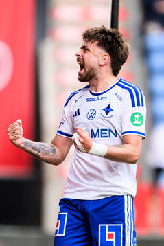 IFK Norrköpings Tim Prica jublar