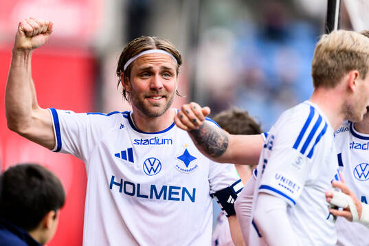 IFK Norrköpings Christoffer Nyman jublar