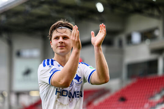 IFK Norrköpings Axel Brönner jublar