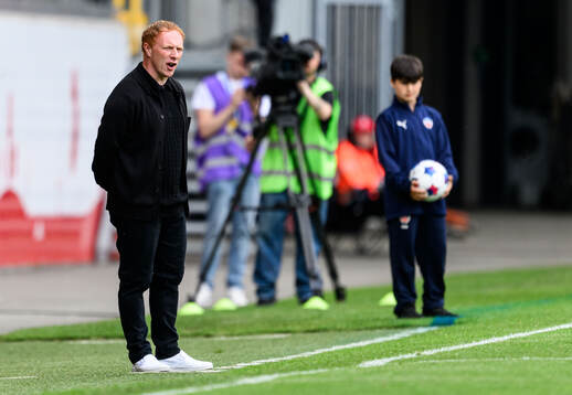 Helsingborgs manager Stevie Grieve