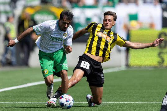 Hammarbys Montader Madjed och Häckens Silas Andersen