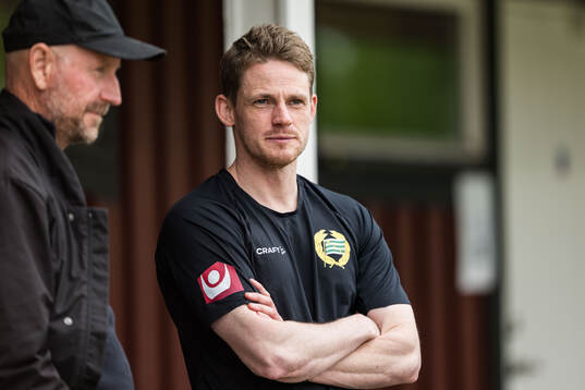 Hammarbys tränare William Strömberg