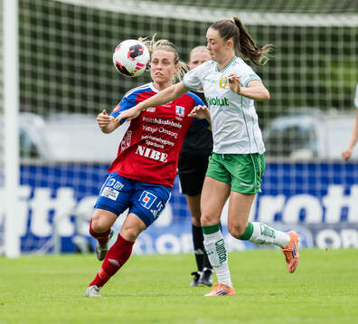 Vittsjös Nellie Persson och Hammarbys Svea Rehnberg