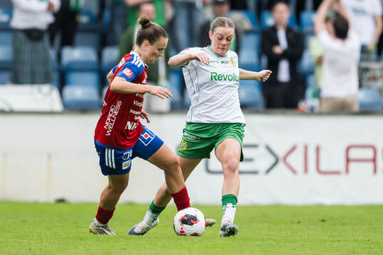Vittsjös Julia Tunturi och Hammarbys Sofia Reidy