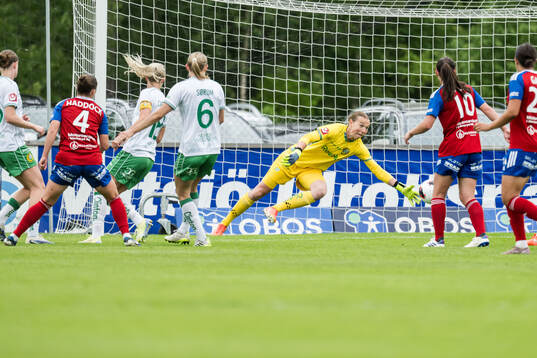 Hammarbys målvakt Melina Loeck