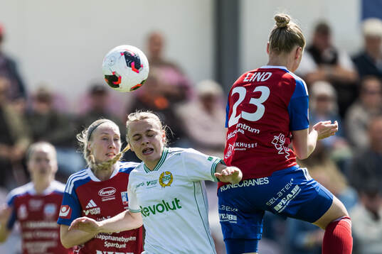 Hammarbys Mari Nyhagen och Vittsjös Kajsa Lind
