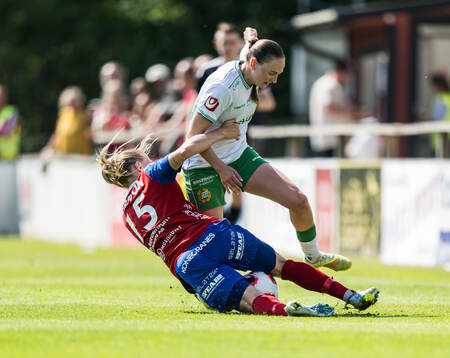 Vittsjös Nellie Persson och Hammarbys Vilde Hasund