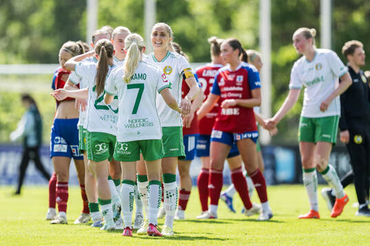 Hammarbys Alice Carlsson jublar