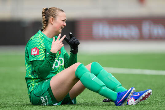 Brommapojkarnas målvakt Clara Ekstrand