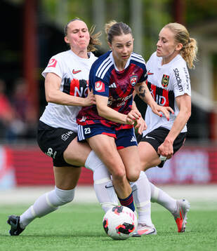 Brommapojkarnas Frida Thörnqvist och Ellen Gibson
