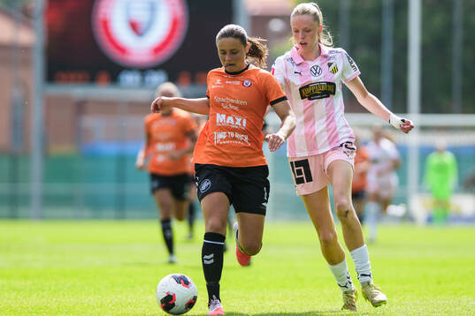 Kristianstads Alice Nilsson och Häckens Thelma Pálmadottir