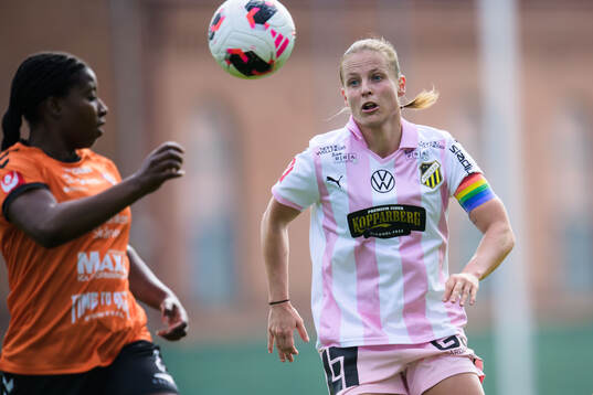Kristianstads Waniya Hudson och Häckens Anna Anvegård