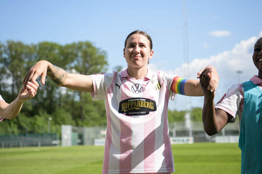 Häckens Tabitha Michelle Tindell jublar