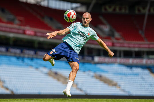 Leo Østigård of the Norwegian national football team