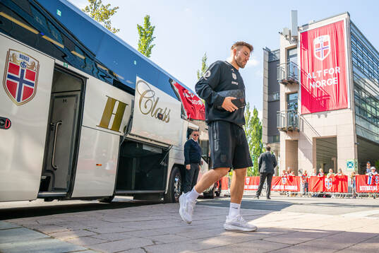 Fredrik André Bjørkan of the Norwegian national football