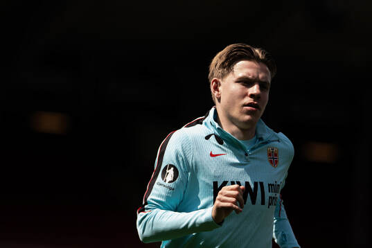 Jens Petter Hauge of the Norwegian national football team