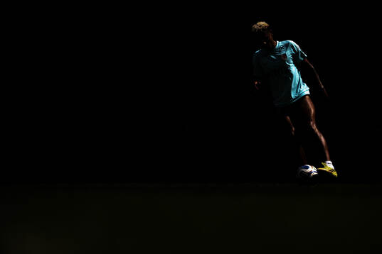 Antonio Nusa of the Norwegian national football team