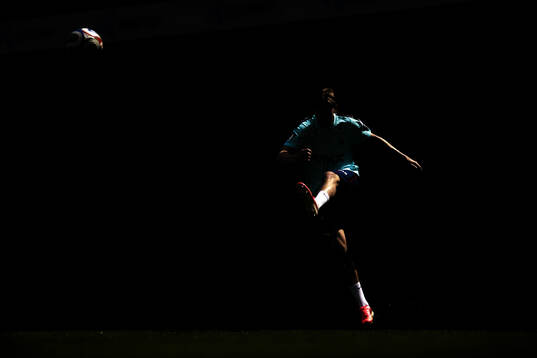 The silhouette of David Møller Wolfe of the Norwegian