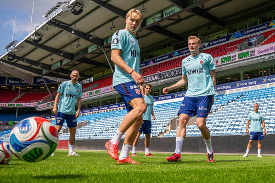 Sondre Langås of the Norwegian national football team