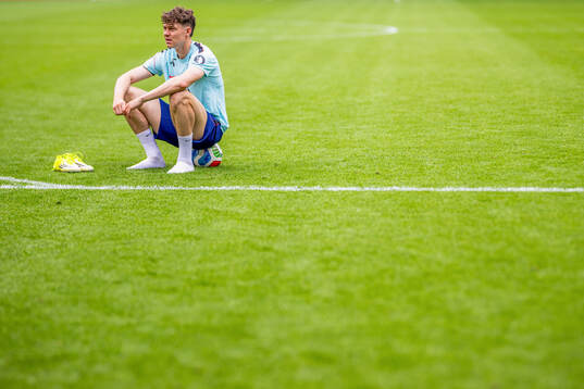 Jørgen Strand Larsen of the Norwegian national football
