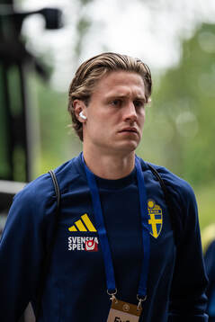 Mattias Svanberg of Sweden arrives