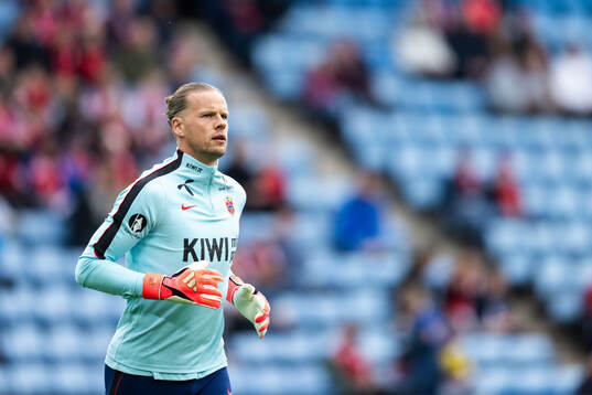 Goalkeeper Ørjan Nyland of Norway