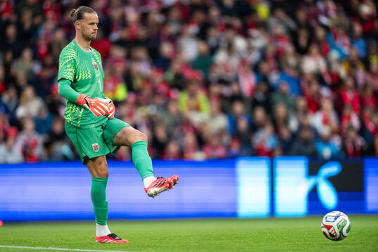 Goalkeeper Ørjan Nyland of Norway