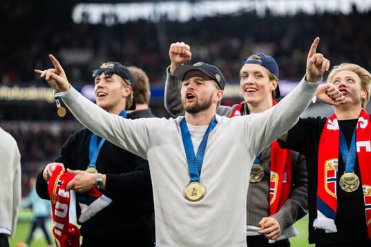Players of the Norwegian national ice hockey team are being