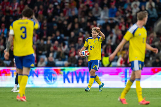 Sebastian Nanasi of Sweden celebrates