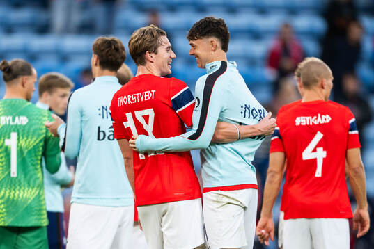 Kristian Thorstvedt and Jørgen Strand Larsen of Norway