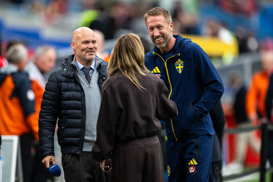 Fredrik Ljungberg and Frida Nordstrand of Viaplay with Head
