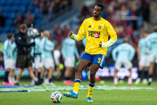 Alexander Isak of Sweden