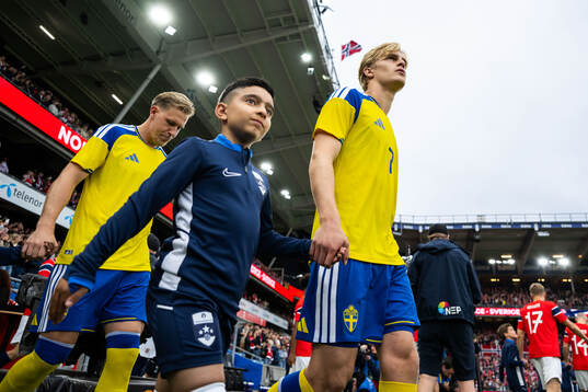 Herman Johansson and Lucas Bergvall of Sweden