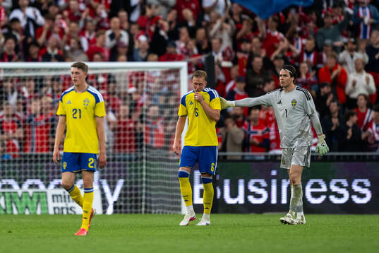 Alexander Bernhardsson, Herman Johansson and goalkeeper